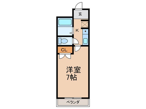 ハイツかなれの物件間取画像